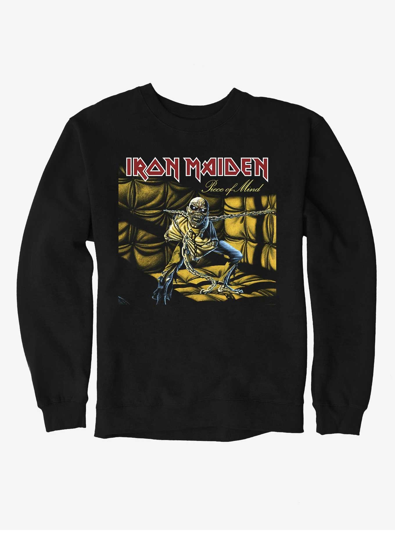 Iron Maiden Piece Of Mind Sweatshirt, BLACK, hi-res
