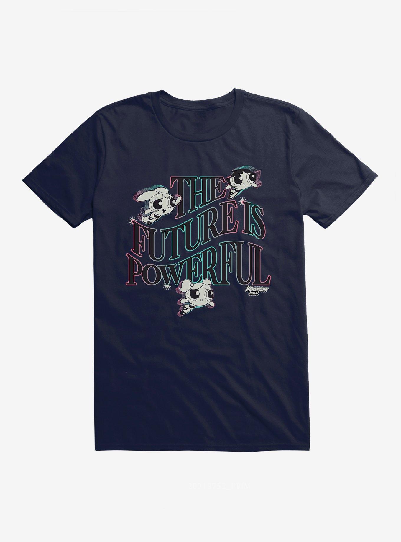 The Powerpuff Girls The Future Is Powerful T-Shirt, NAVY, hi-res