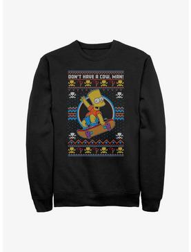 The Simpsons Bart Ugly Christmas Sweatshirt, , hi-res
