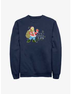 The Simpsons Santa Homer Jelly Season Sweatshirt, , hi-res
