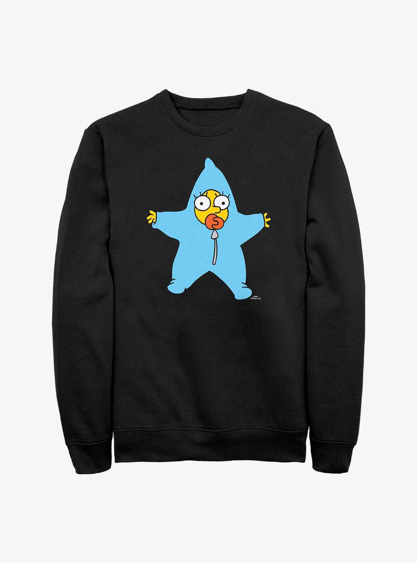 The Simpsons Maggie Snow Suit Sweatshirt, BLACK, hi-res