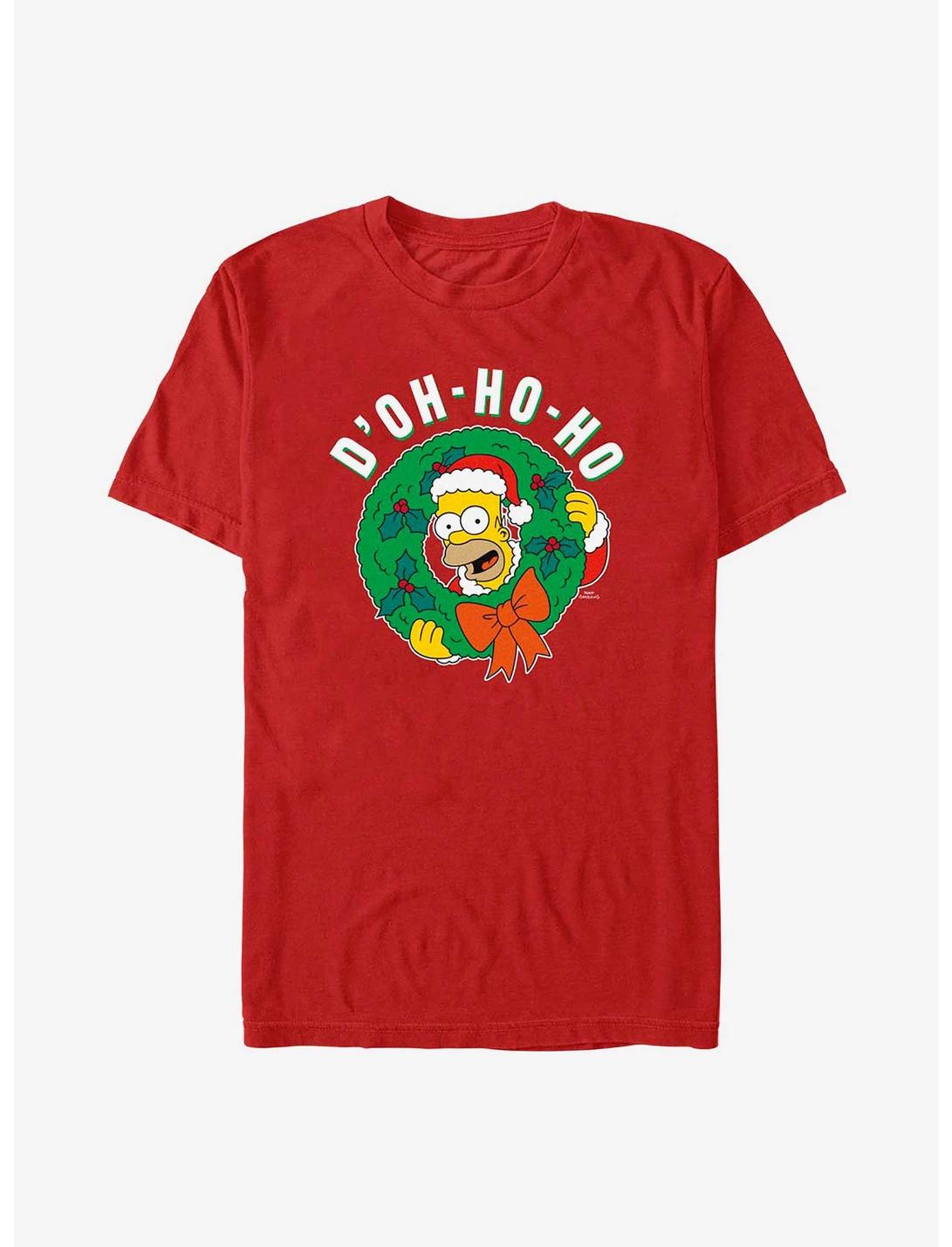 The Simpsons A Homer Christmas T-Shirt, RED, hi-res