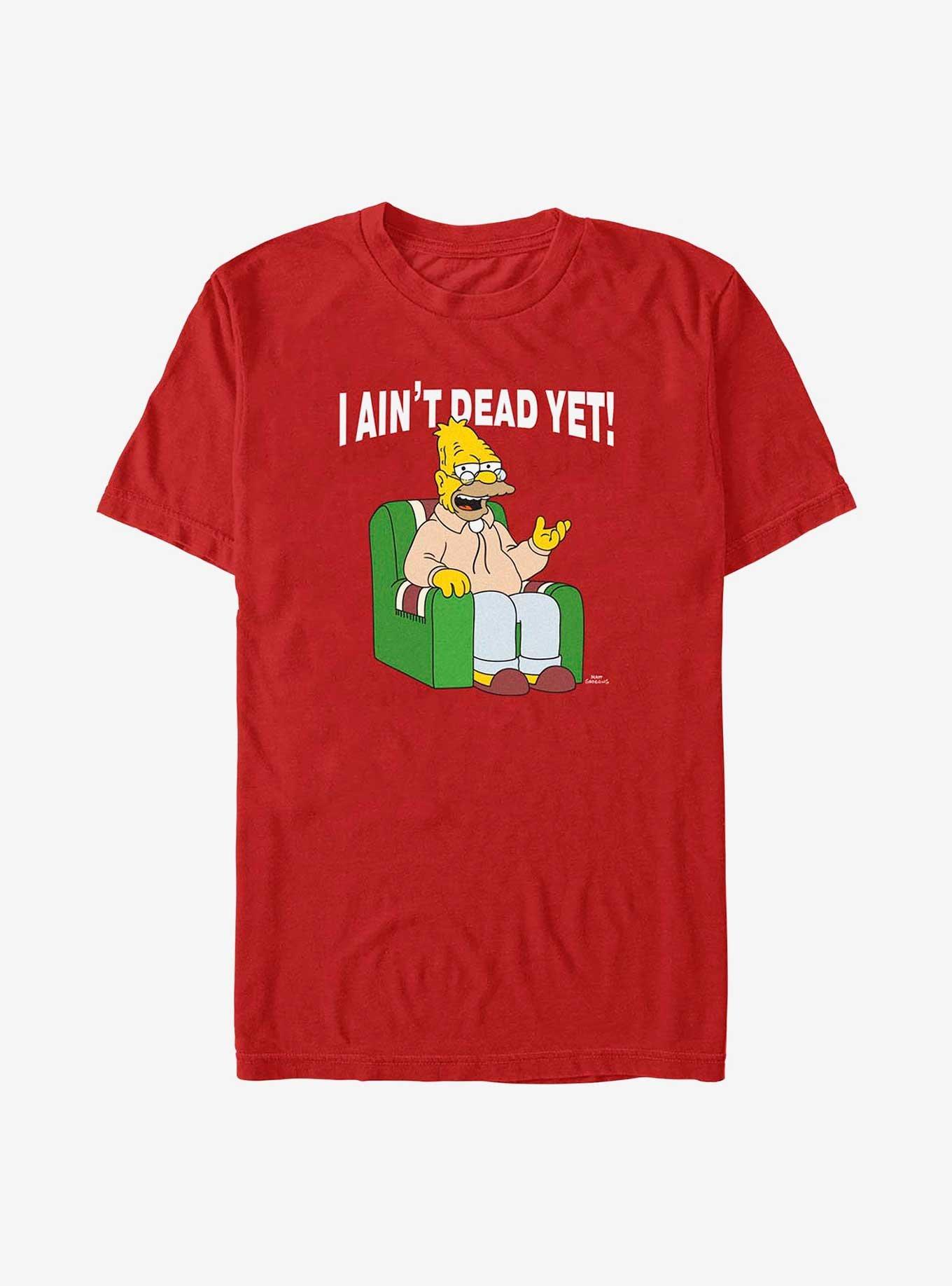 The Simpsons Grandpa Ain't Dead Yet T-Shirt, , hi-res