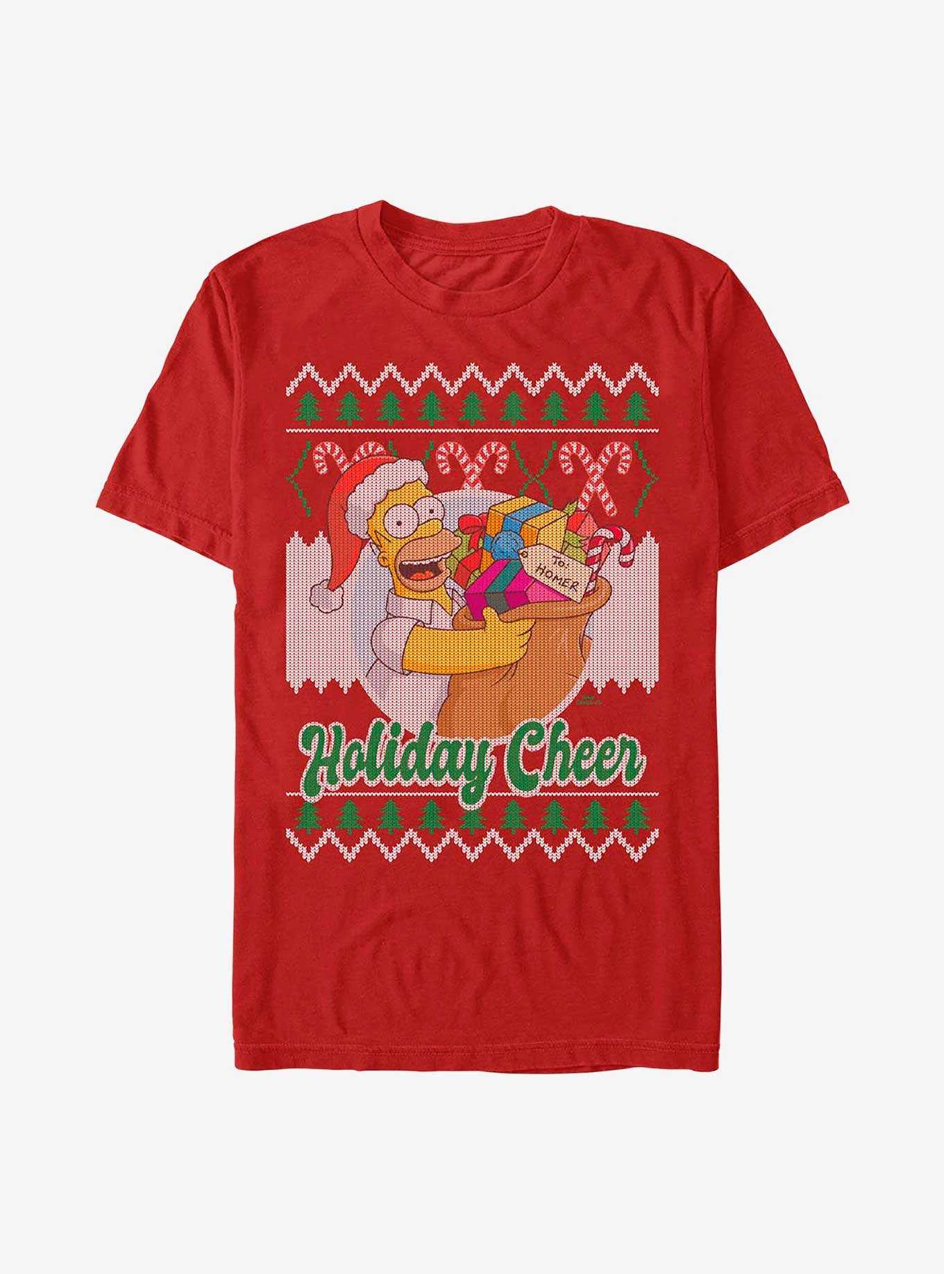 The Simpsons Homer Ugly Christmas T-Shirt, , hi-res