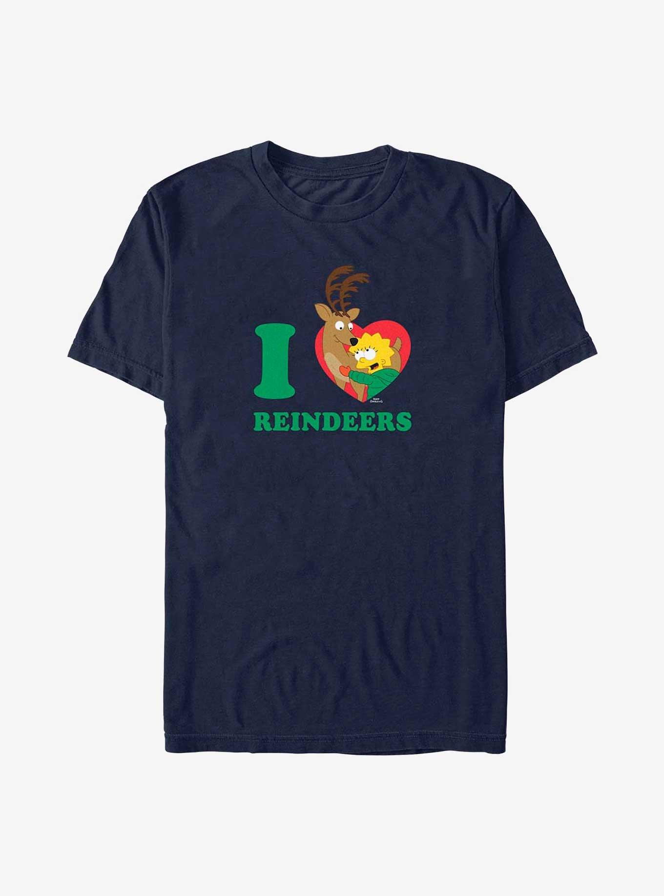 The Simpsons I Love Reindeers T-Shirt, , hi-res