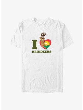 The Simpsons I Love Reindeers T-Shirt, , hi-res
