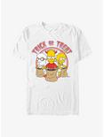 The Simpsons Trick Trio Bart, Milhouse & Lisa T-Shirt, WHITE, hi-res