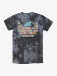 Nintendo Animal Crossing Periodic Table Tie-Dye T-Shirt, BLKCHAR, hi-res
