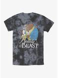 Disney Beauty and the Beast Classic Poster Tie-Dye T-Shirt, BLKCHAR, hi-res