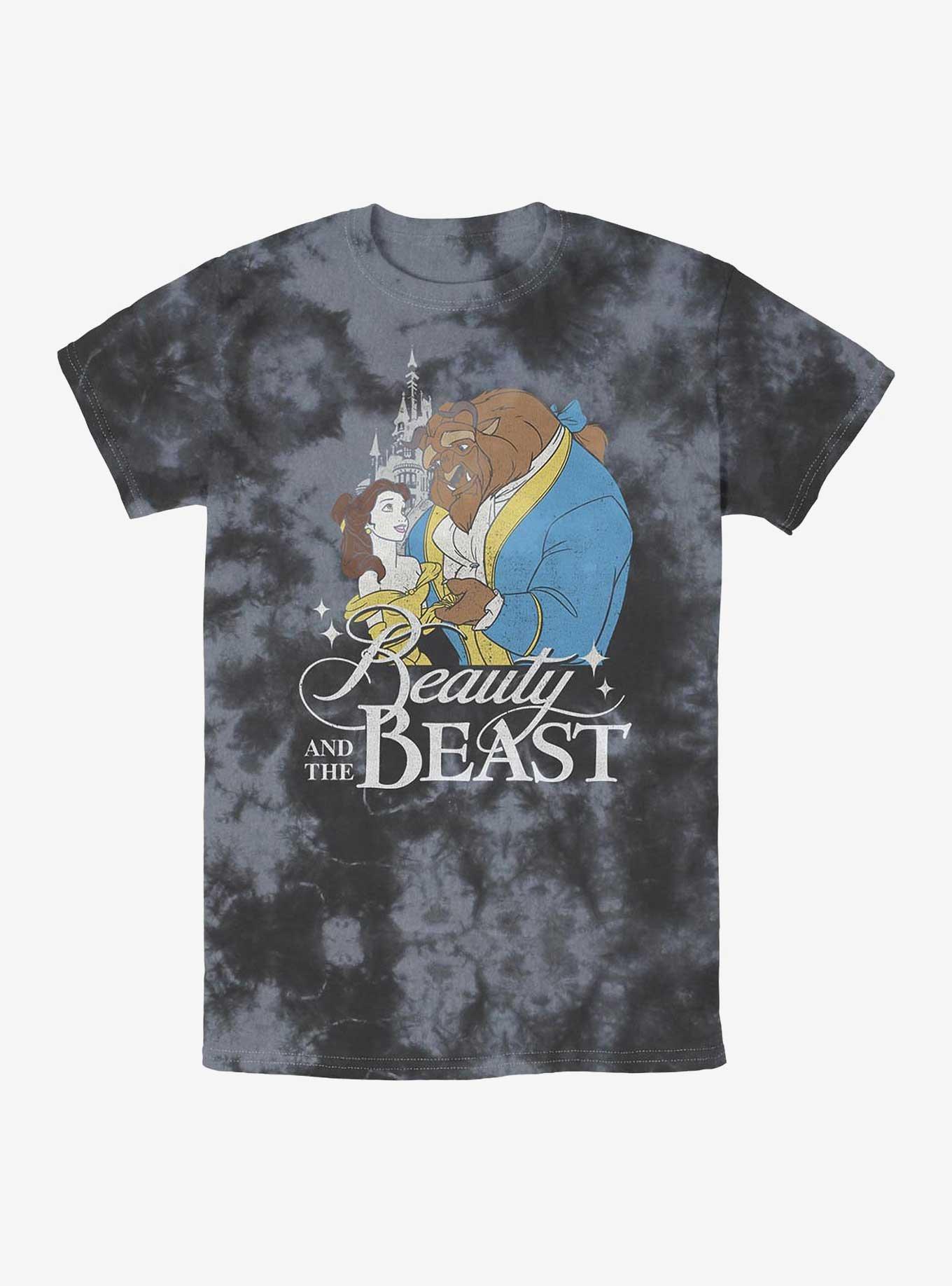 Disney Beauty and the Beast Classic Poster Tie-Dye T-Shirt, , hi-res