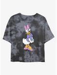 Disney Daisy Duck Traditional Daisy Tie-Dye Girls Crop T-Shirt, BLKCHAR, hi-res
