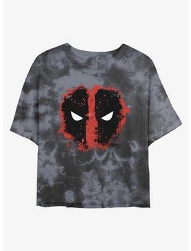 Marvel Deadpool Dead Eyes Tie-Dye Girls Crop T-Shirt, , hi-res