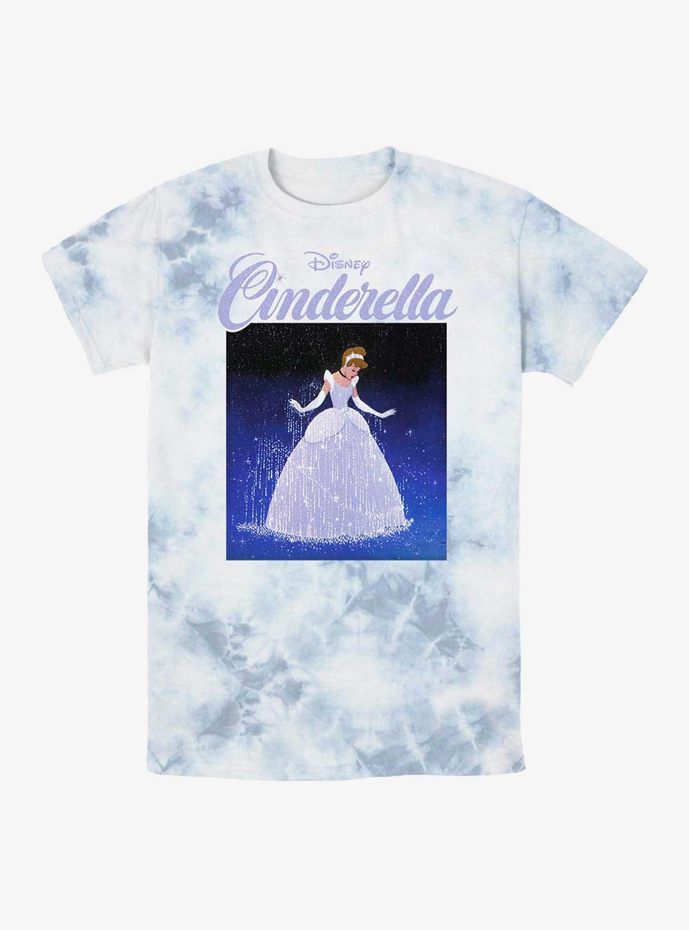 Disney Cinderella Dress Transformation Tie Dye T Shirt MULTI