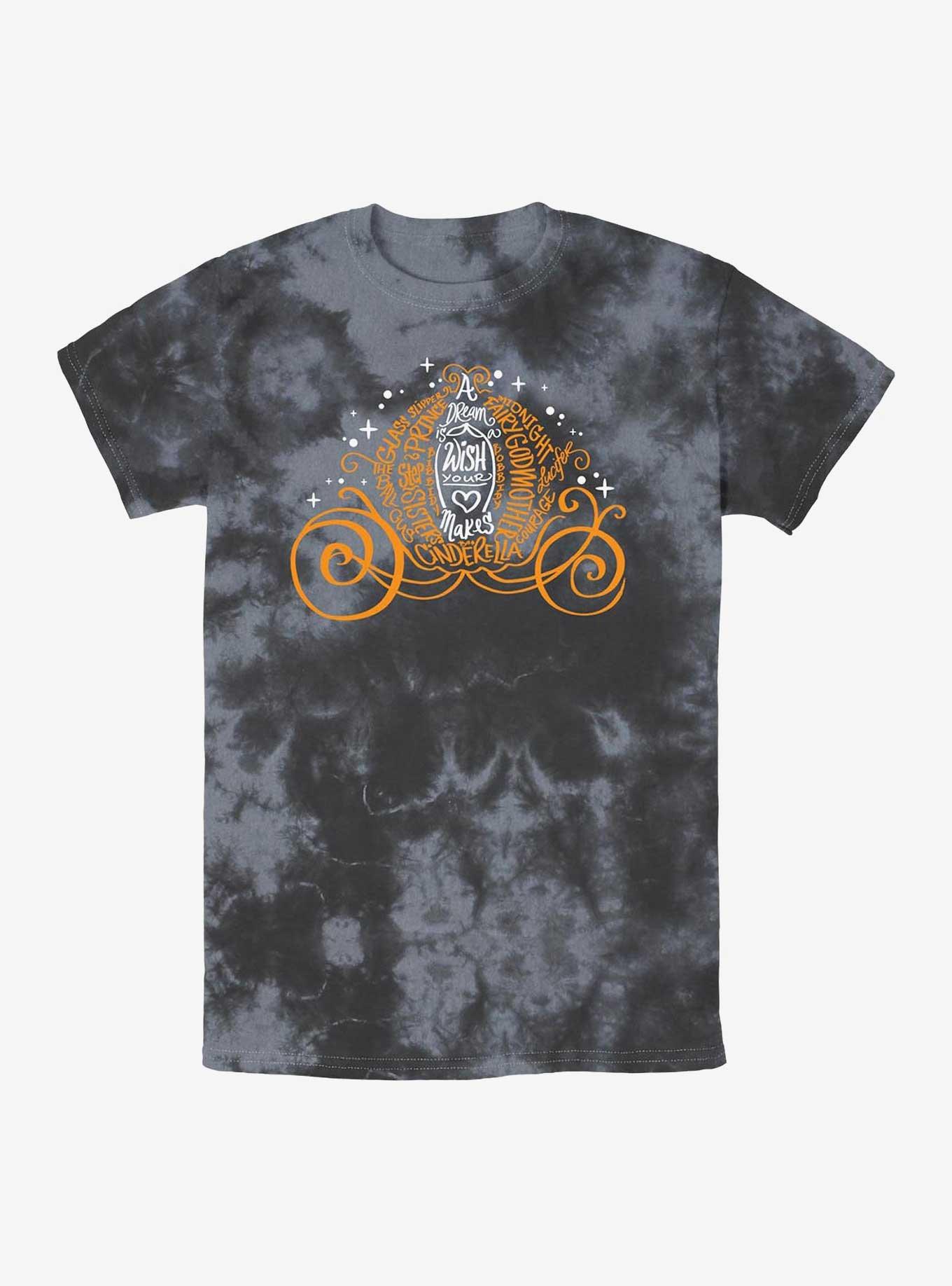 Disney Cinderella Pumpkin Carriage Tie-Dye T-Shirt, , hi-res