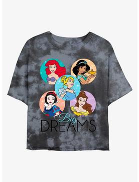 Disney Princesses Big Dreams Tie-Dye Girls Crop T-Shirt, , hi-res