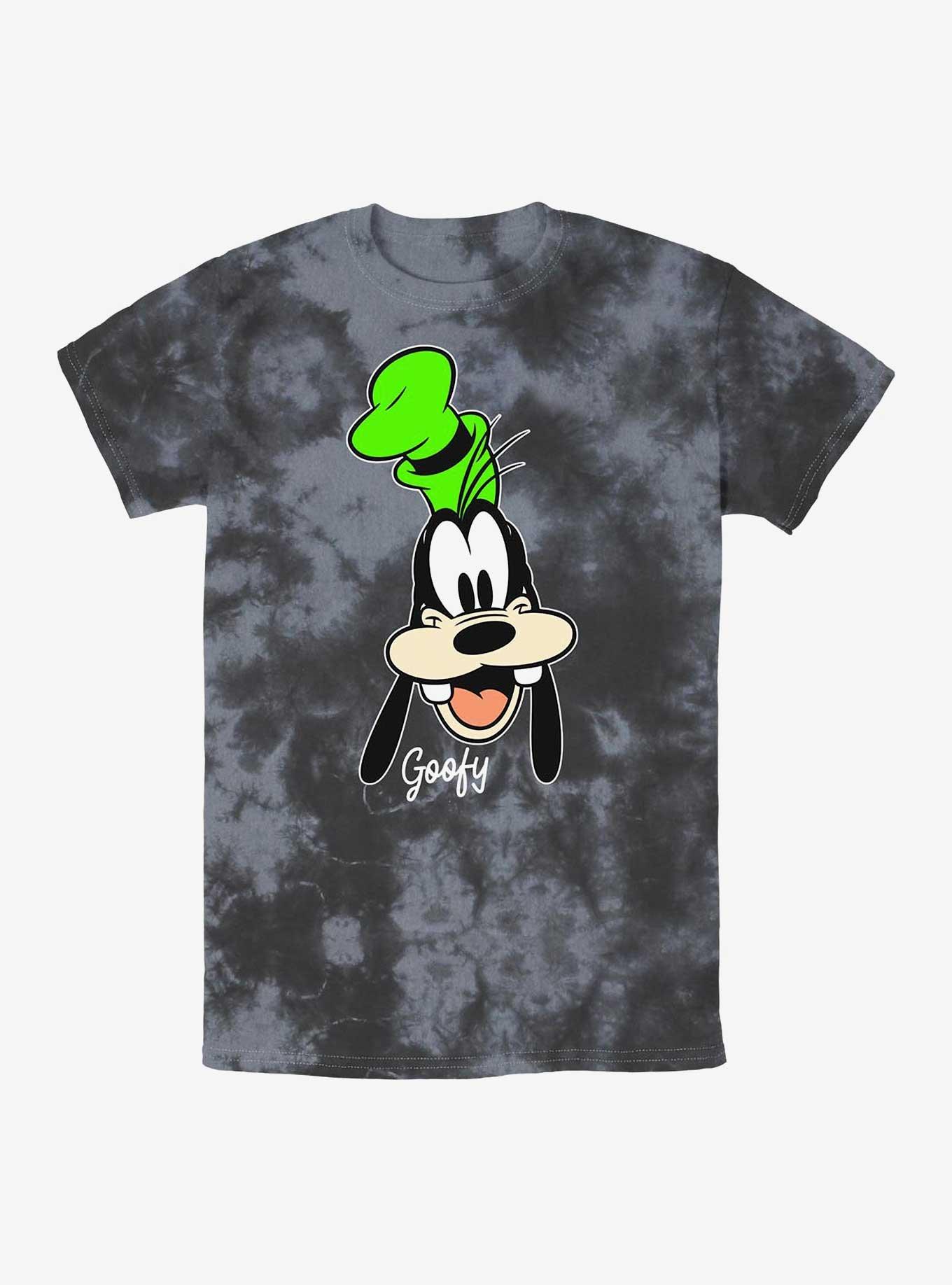 Disney Goofy Big Face Tie-Dye T-Shirt, BLKCHAR, hi-res