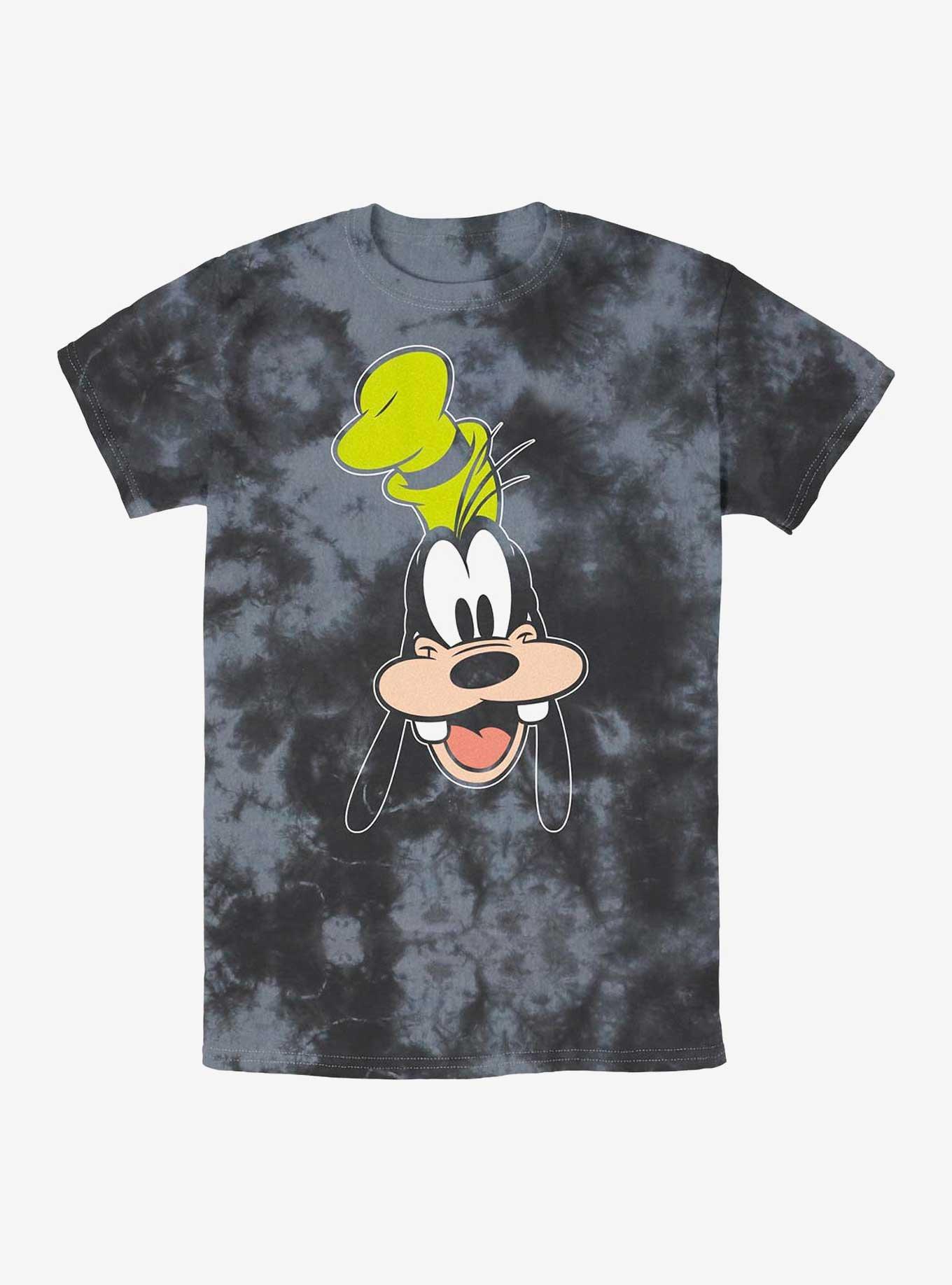 Disney Goofy Big Face Tie-Dye T-Shirt, BLKCHAR, hi-res