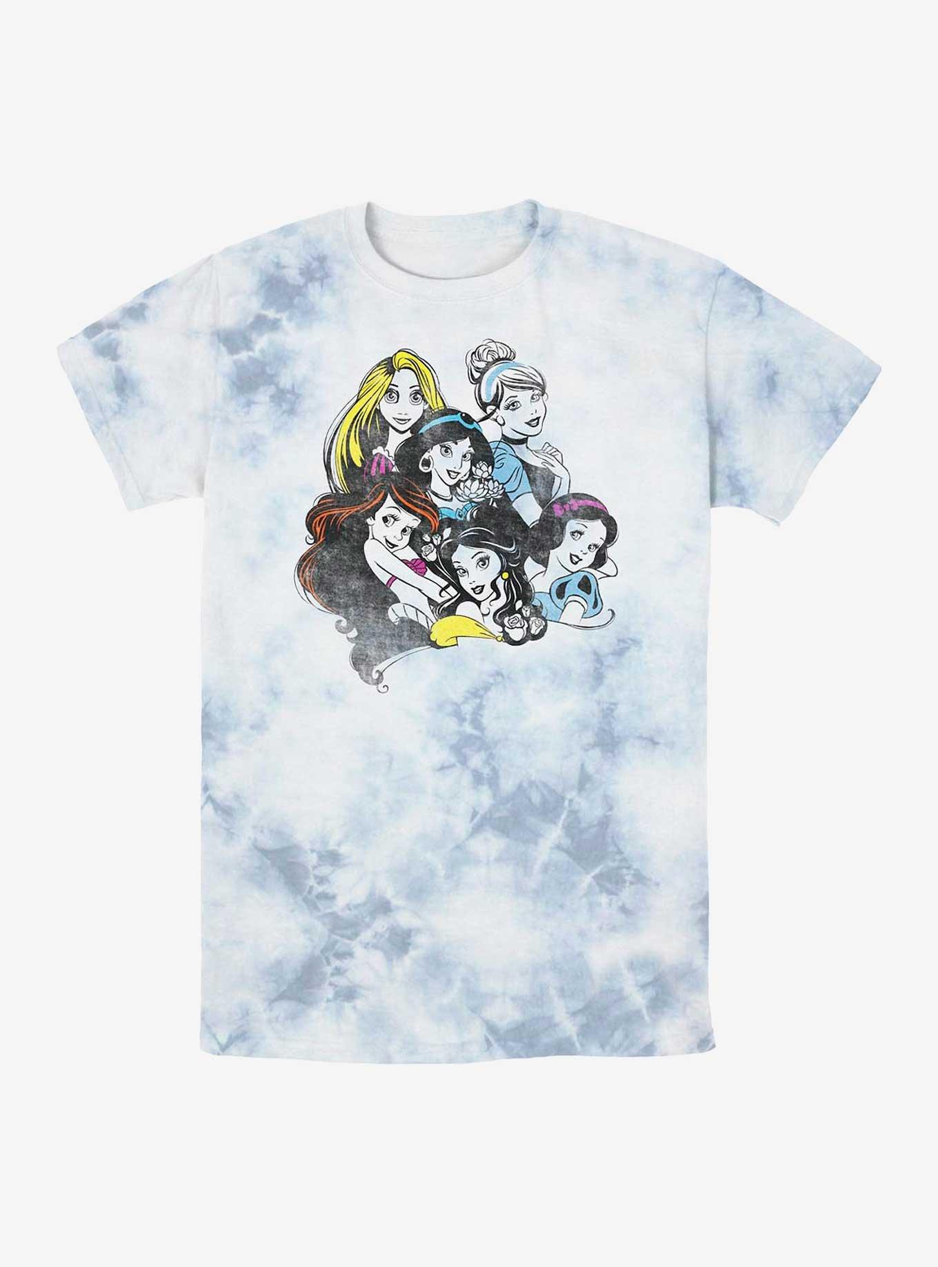 Disney Princesses Disney Gals Tie-Dye T-Shirt, WHITEBLUE, hi-res