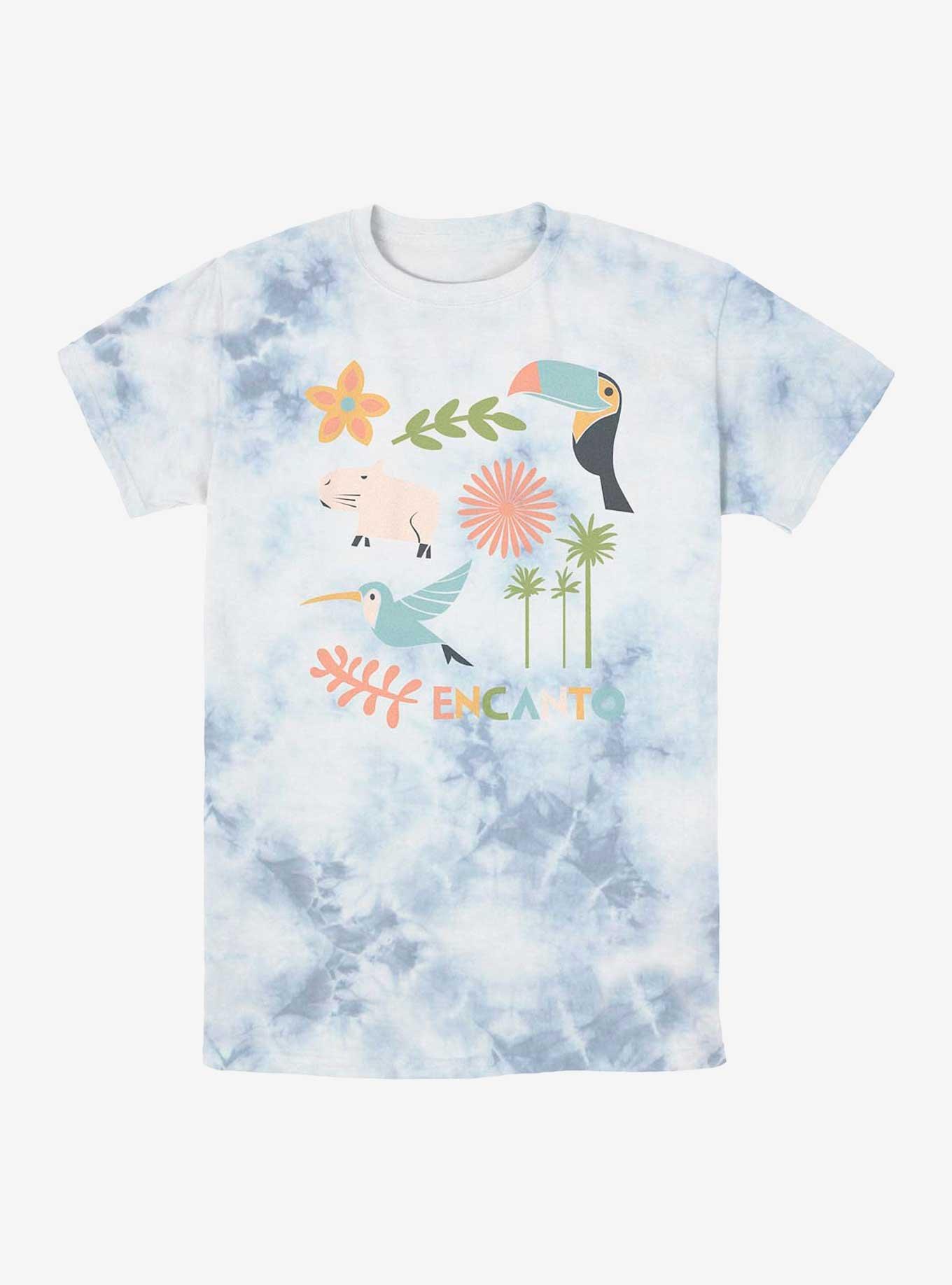 Disney Encanto Animals Tie-Dye T-Shirt, WHITEBLUE, hi-res