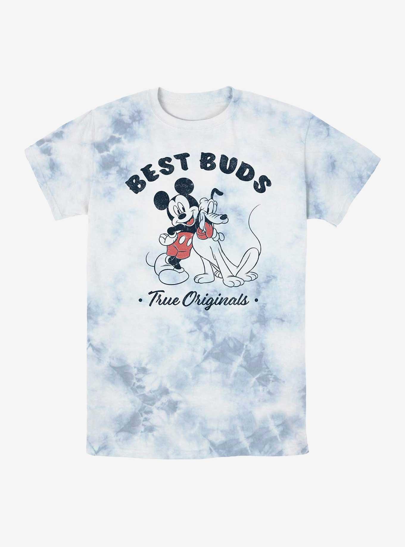 Disney Mickey Mouse Best Buds Mickey & Pluto Tie-Dye T-Shirt, , hi-res