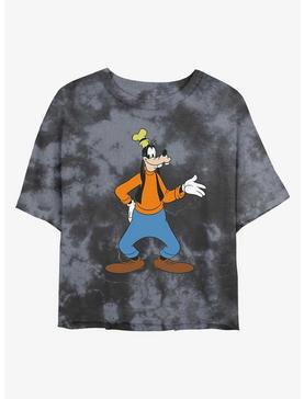 Disney Goofy Traditional Goofy Tie-Dye Girls Crop T-Shirt, , hi-res