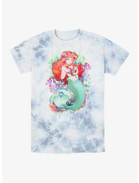 Disney The Little Mermaid Anime Style Ariel Tie-Dye T-Shirt, , hi-res
