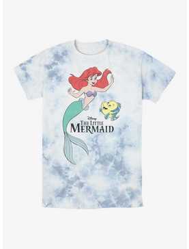 Disney The Little Mermaid Ariel and Flounder Tie-Dye T-Shirt, , hi-res