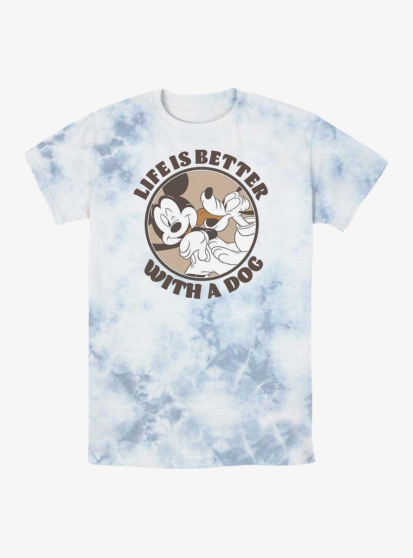Disney Mickey Mouse Dog Life Tie-Dye T-Shirt, , hi-res
