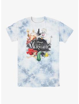 Disney The Little Mermaid Watercolor Poster Tie-Dye T-Shirt, , hi-res