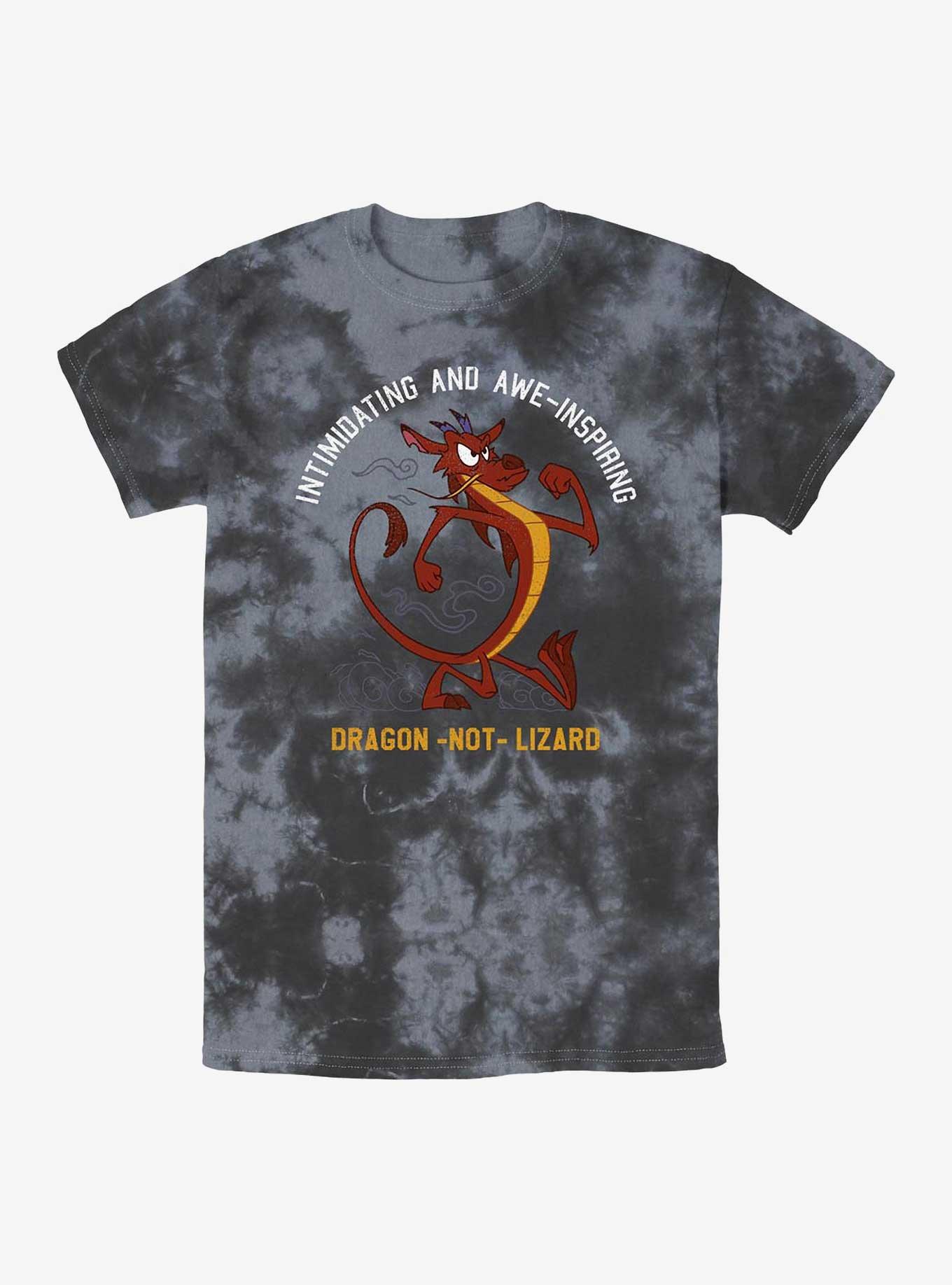 Disney Mulan Mushu Dragon Not Lizard Tie-Dye T-Shirt
