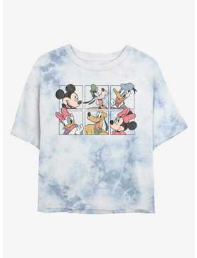 Disney Mickey Mouse Disney Bunch Tie-Dye Girls Crop T-Shirt, , hi-res