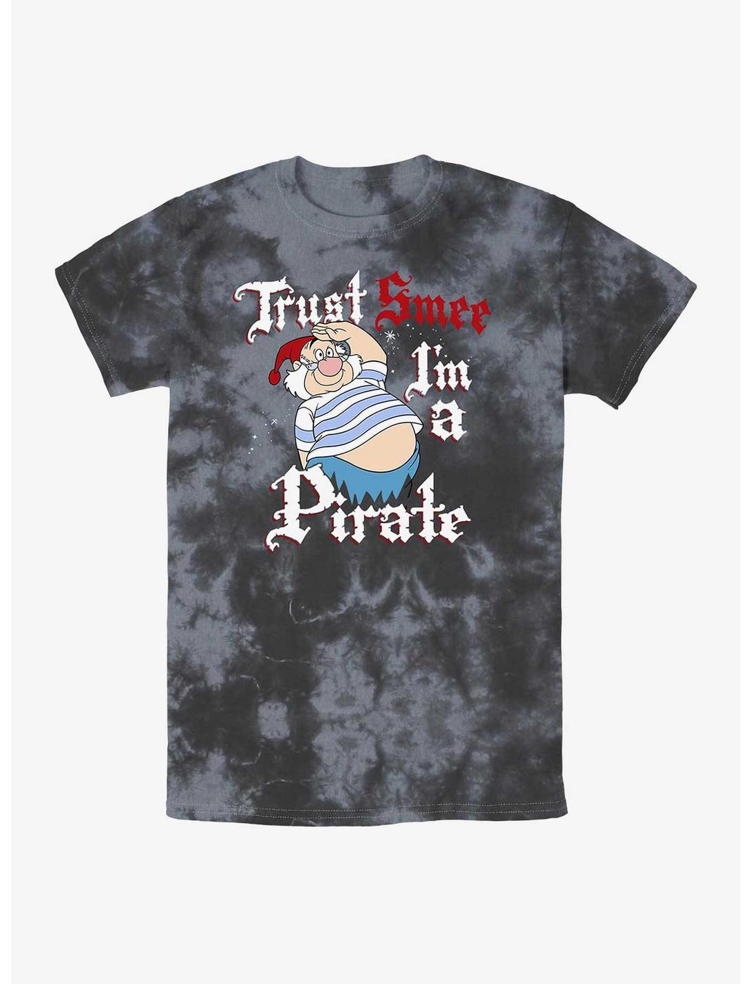Disney Peter Pan Trust Smee I'm A Pirate Tie-Dye T-Shirt, BLKCHAR, hi-res