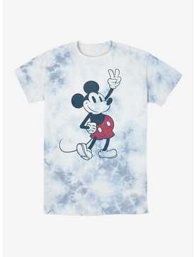 Disney Mickey Mouse Plaid Mickey Tie-Dye T-Shirt, , hi-res