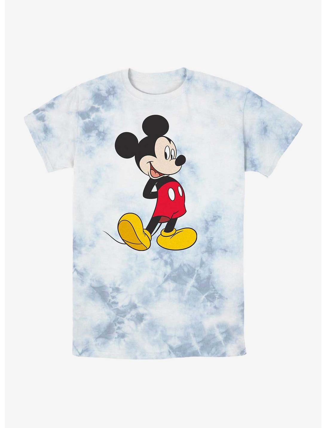 Disney Mickey Mouse Traditional Mickey Tie-Dye T-Shirt, WHITEBLUE, hi-res