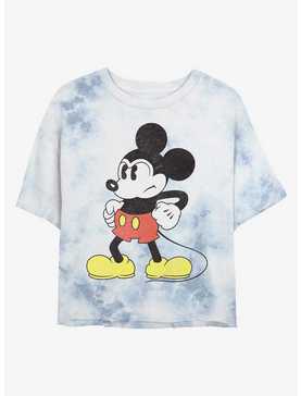 Disney Mickey Mouse Mightiest Mouse Tie-Dye Girls Crop T-Shirt, , hi-res