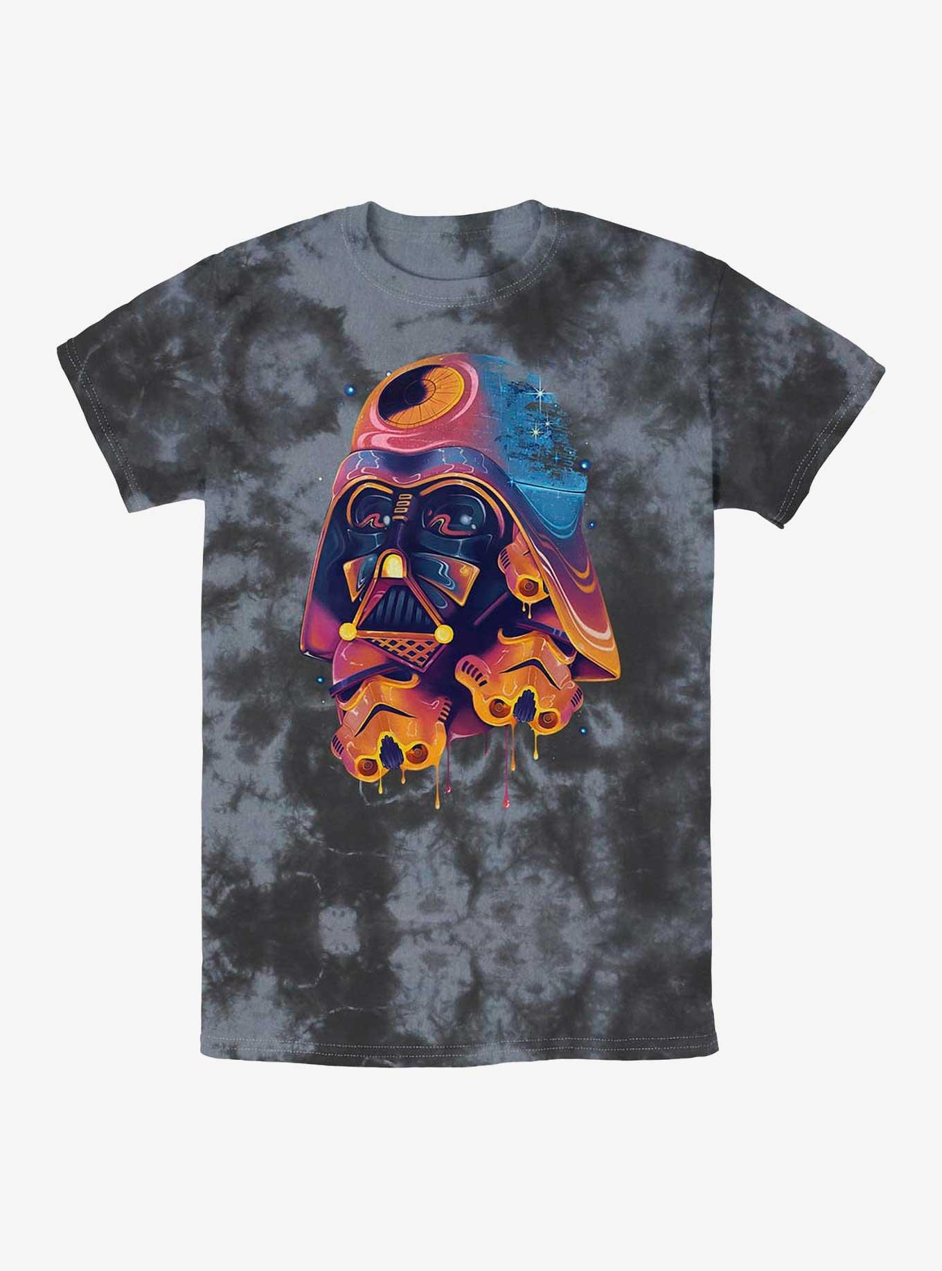 Star Wars Drippy Vader Helmet Tie-Dye T-Shirt, , hi-res