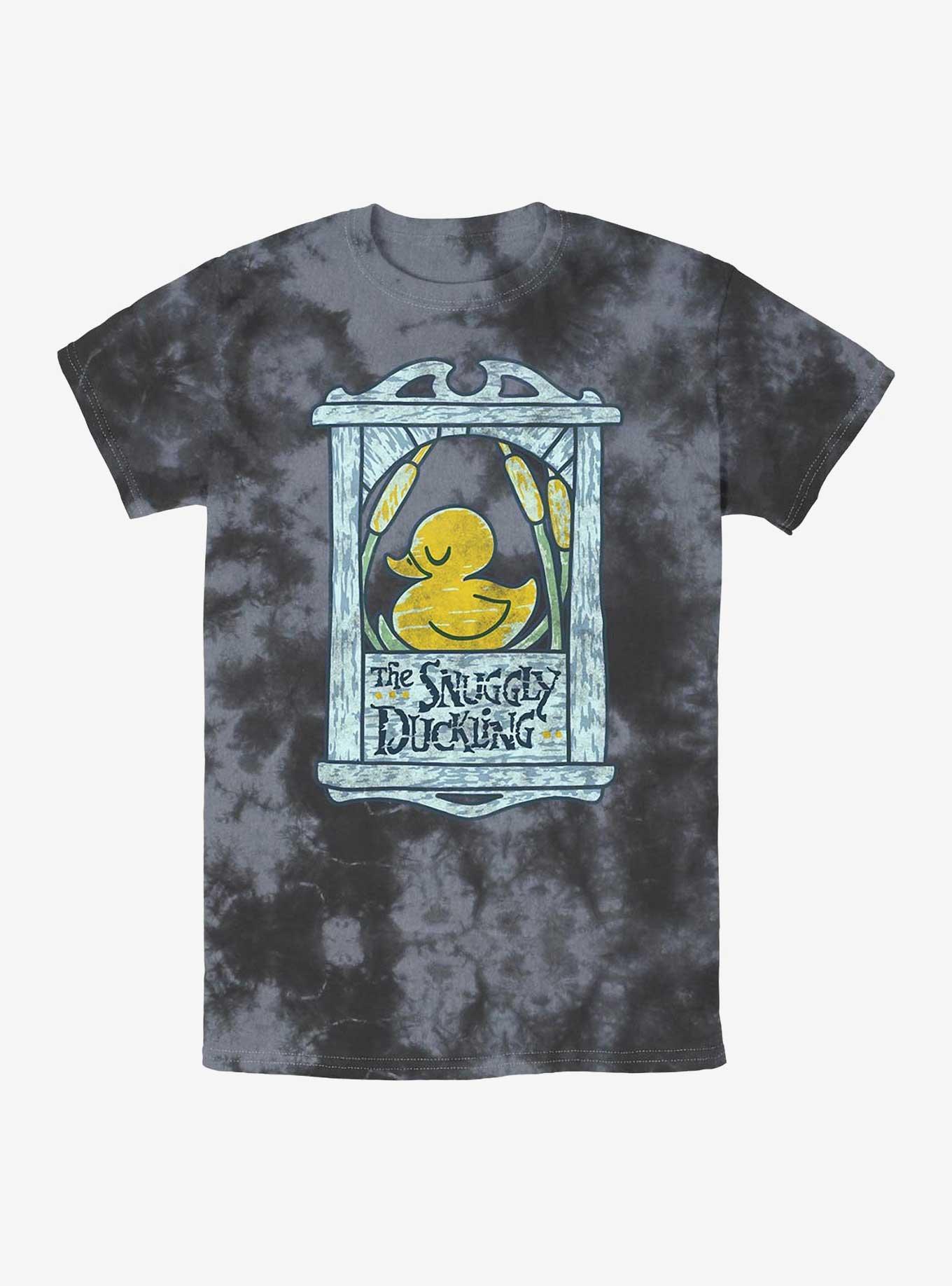 Disney Tangled Snuggly Duckling Tie-Dye T-Shirt, BLKCHAR, hi-res