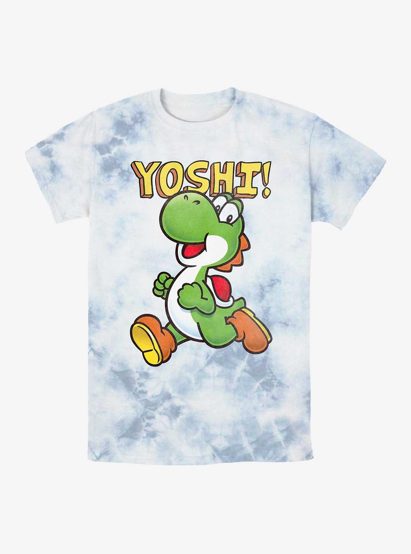 Nintendo It's Yoshi Tie-Dye T-Shirt, WHITEBLUE, hi-res