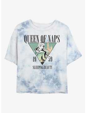 Disney Sleeping Beauty Aurora Queen of Naps Tie-Dye Girls Crop T-Shirt, , hi-res