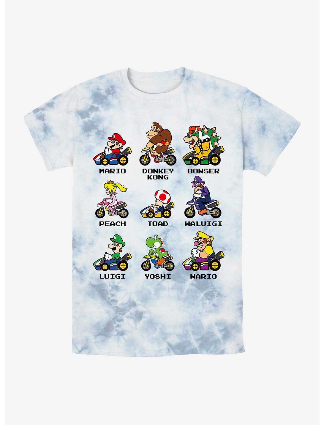 Nintendo Mario Kart Racers Tie-Dye T-Shirt, WHITEBLUE, hi-res
