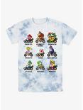 Nintendo Mario Kart Racers Tie-Dye T-Shirt, WHITEBLUE, hi-res