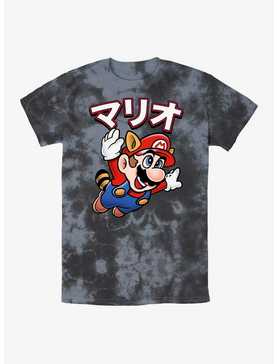 Nintendo Raccoon Mario Tie-Dye T-Shirt, , hi-res