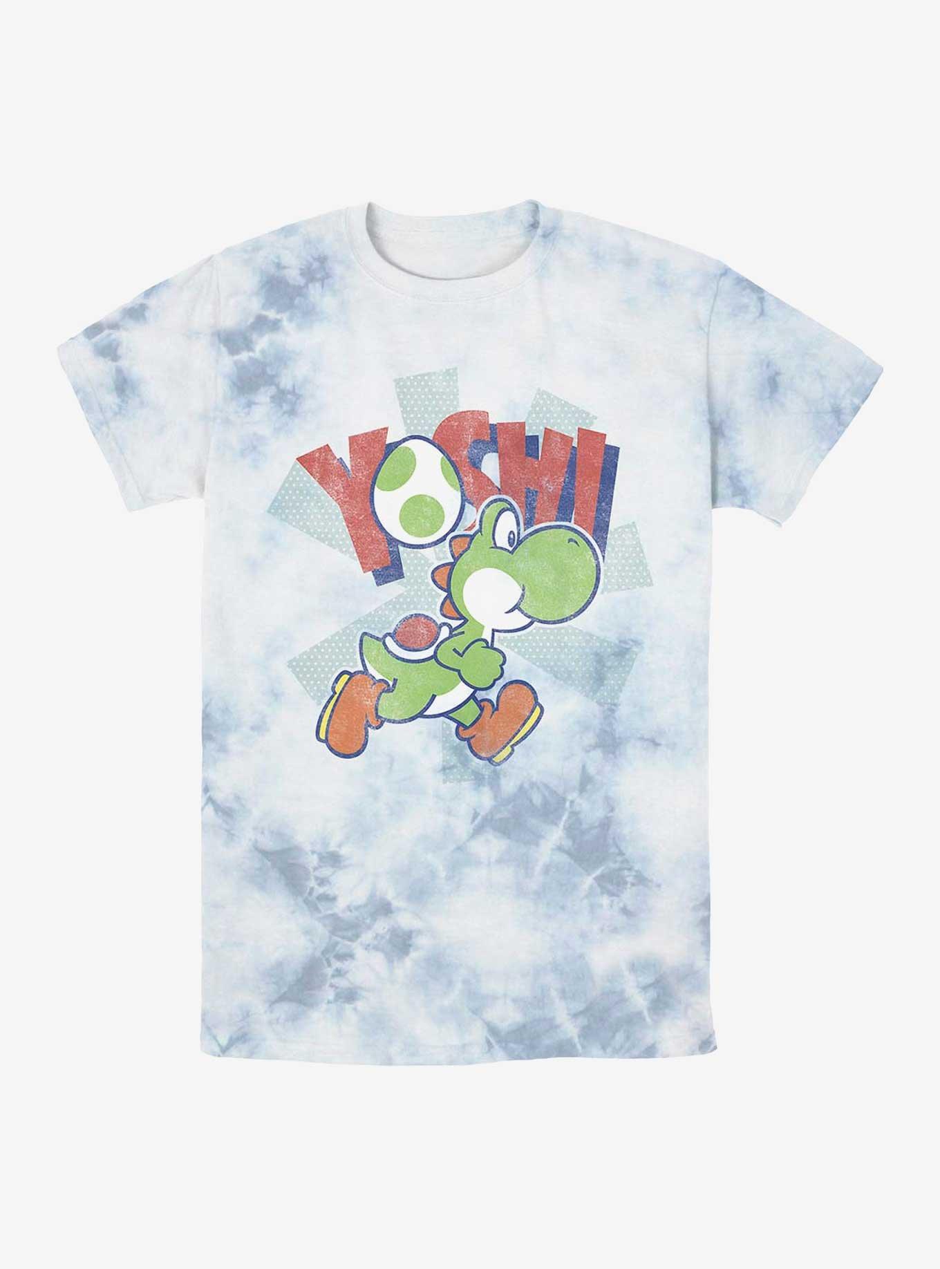 Nintendo So Yoshi Tie-Dye T-Shirt, WHITEBLUE, hi-res