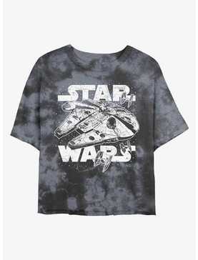 Star Wars Initiating Hyperdrive Tie-Dye Girls Crop T-Shirt, , hi-res