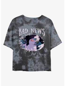 Disney Villains Ursula Bad News Tie-Dye Girls Crop T-Shirt, , hi-res