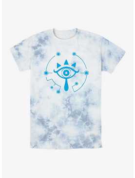 The Legend of Zelda Sheikah Eye Symbol Tie-Dye T-Shirt, , hi-res