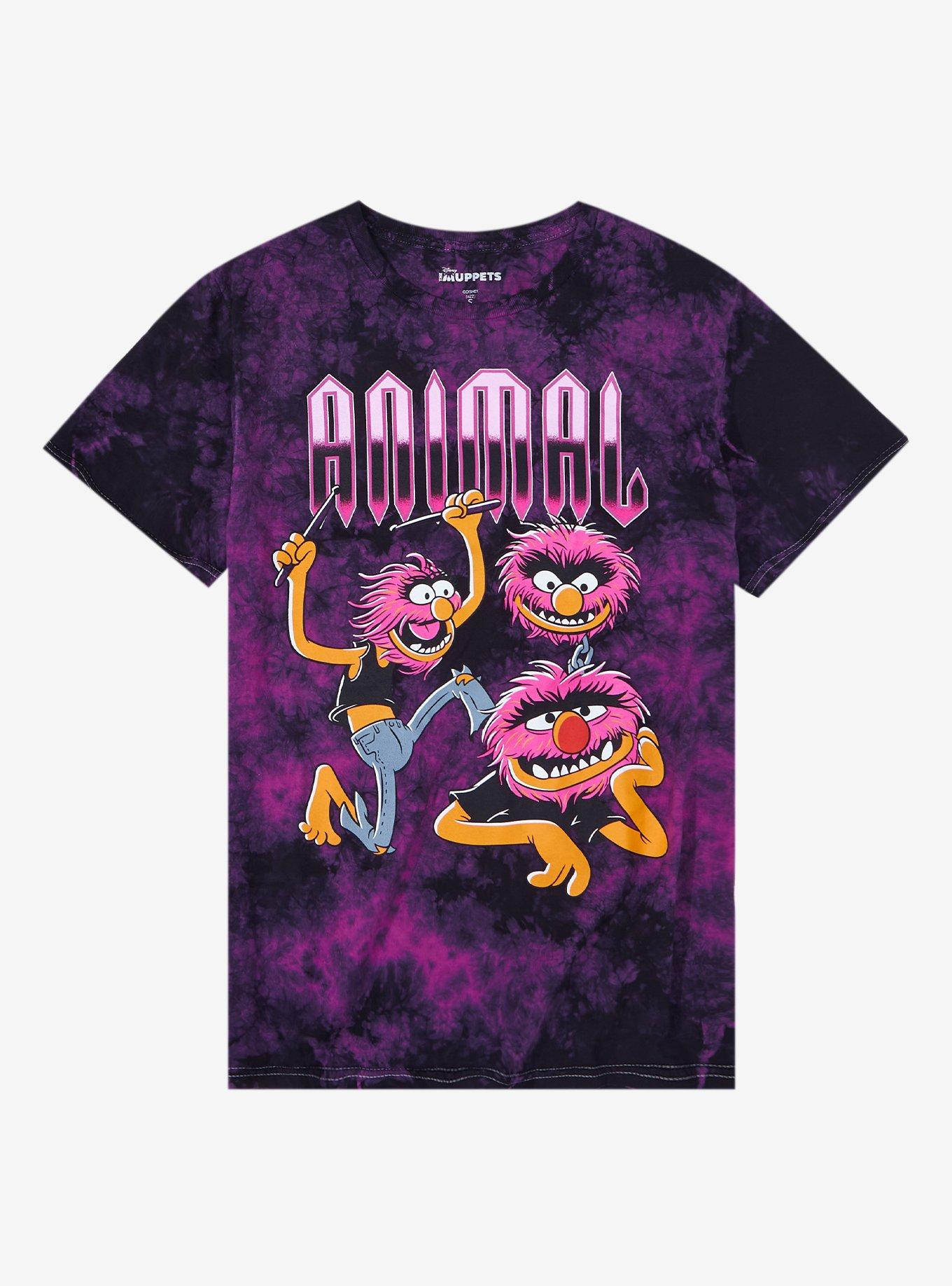 Disney The Muppets Animal Tie-Dye Boyfriend Fit Girls T-Shirt, , hi-res