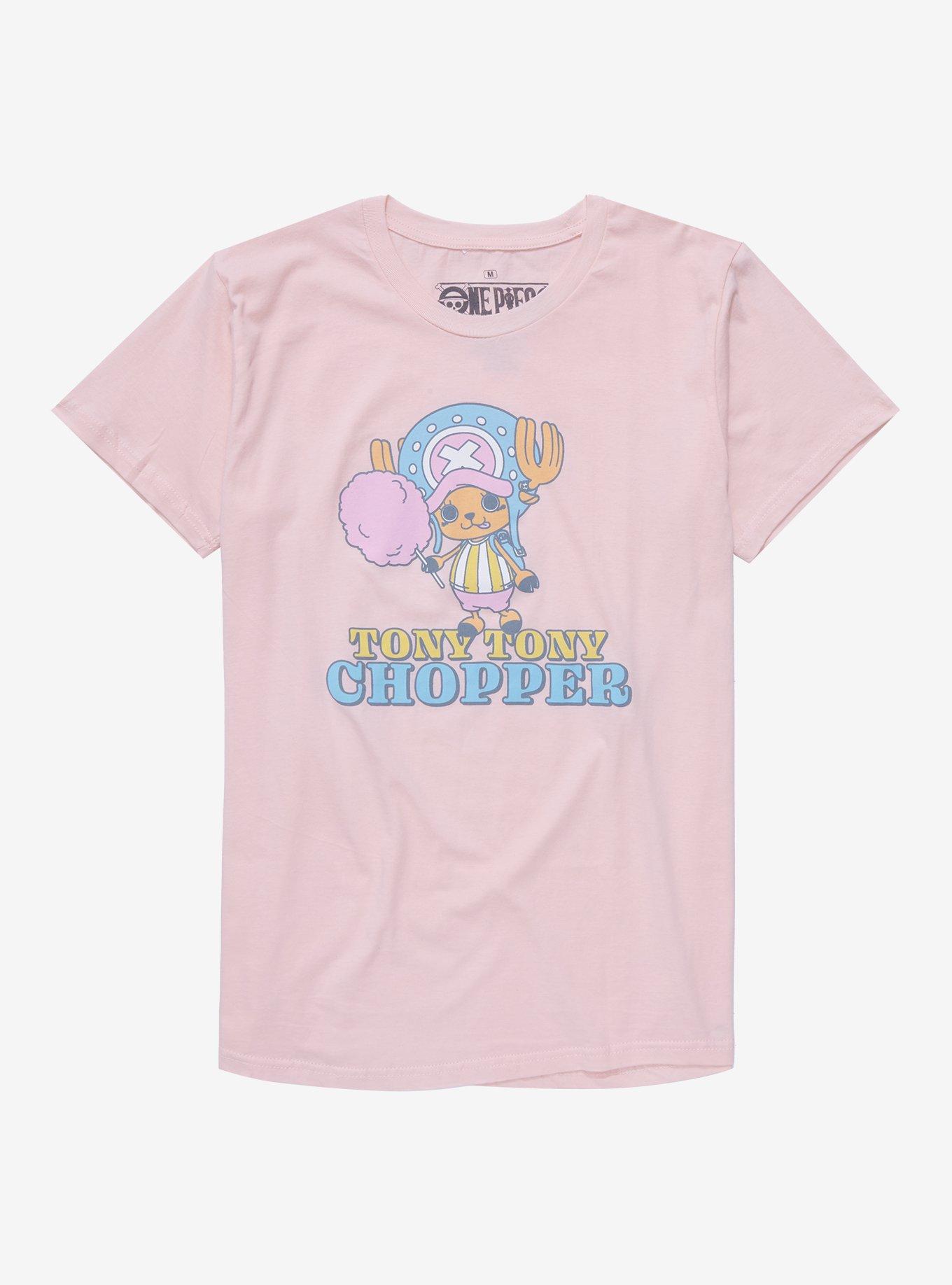 One Piece Chopper Cotton Candy Boyfriend Fit Girls T Shirt