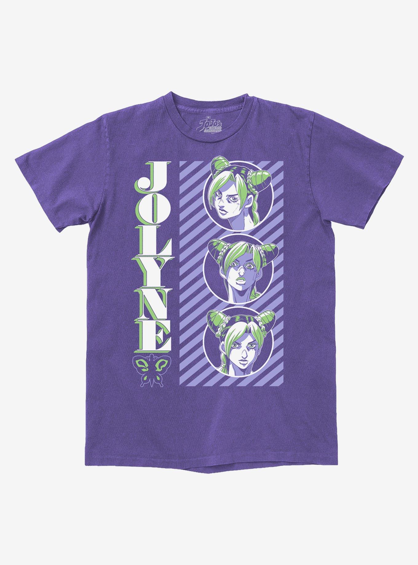 JoJo's Bizarre Adventure: Stone Ocean Jolyne Portraits Boyfriend Fit Girls T-Shirt, MULTI, hi-res