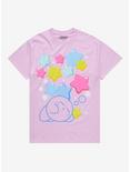 Kirby Pastel Stars Boyfriend Fit Girls T-Shirt, MULTI, hi-res